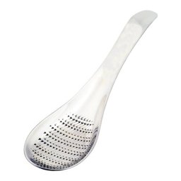 Lingura razatoare, strecuratoare, zdrobire Kinghoff KH 3187, 17 cm, Otel inoxidabil