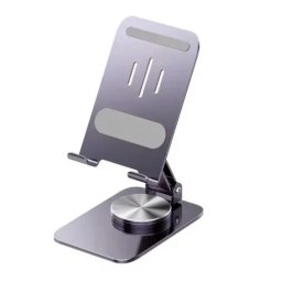 Suport telefon de birou pliabil din aluminiu cu rotire la 360 grade Andowl Q ZJ391