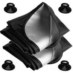 UB Set 2 Prelata protectie parbriz cu 2 fete Iarna / Vara 70 x 145 cm