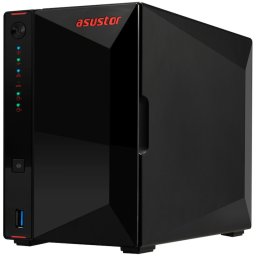 NAS Asustor, Nimbustor 2 Gen2 AS5402T, 2 Bay, Quad-Core 2.0GHz, 4GB DDR4, Black
