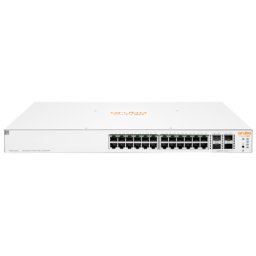 Switch HP Aruba Instant JL684B, 24 porturi, Gigabit PoE+, 4x SFP/SFP+ 10GbE, Alb