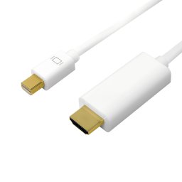 LOGILINK - Mini DisplayPort to HDMI, 4K, white, 1m