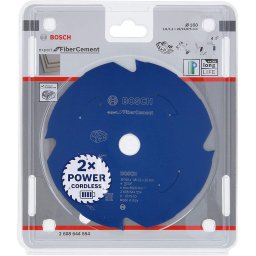 Lama circulara pentru fibrociment,160 x 20 x 1.8/1.2 mm, 4 dinti