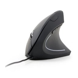 Mouse MUS-ERGO-03 cu fir,USB Optic 3200 dpi Negru