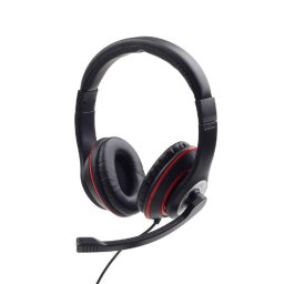Casti 3.5mm jack Black-Red