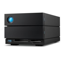 Hard disk extern LaCie 2big Dock 2022 + Rescue 48TB, USB-C 3.1/Thunderbolt 3, 3.5inch, Black