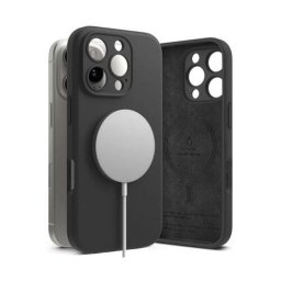 Husa Ringke iPhone 16 Pro Max Case Silicone Magnetic Black