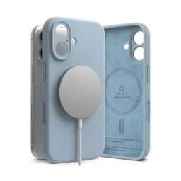Husa Ringke iPhone 16 Case Silicone Magnetic Blue