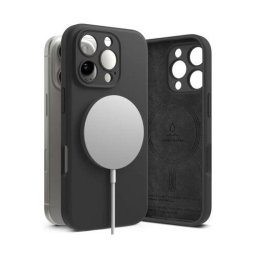 Husa Ringke iPhone 16 Pro Case Silicone Magnetic Black