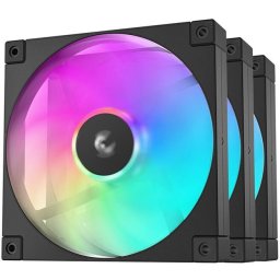 DeepCool FD14 ARGB 140x140x25, case fan (black, pack of 3, 140 mm)