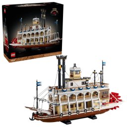 Ideas - Barca cu aburi 21356, 4090 piese 18ani+
