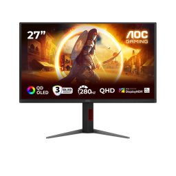Monitor LED AOC G4 Q27G4ZD computer monitor 68.6 cm (27") 2560 x 1440 pixels Quad HD QD-OLED Black, Red