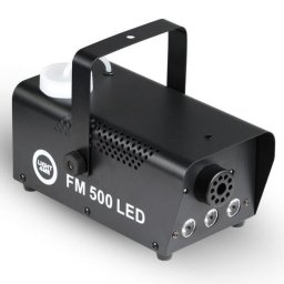 LIGHT4ME FM 500 LED V2 - 500W smoke/fog machine with 3x1W RGB lighting effect