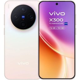 Smartphone X300 512GB 16GB RAM 5G Dual SIM Pink