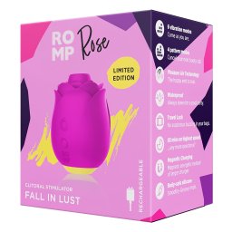ROMP Rose - vibrator clitoridian cu undă de aer - silicon roz