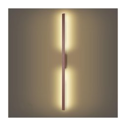 Brilagi - Aplica LED de exterior LUNA, 30 W, 230 V, 3000 K, IP65, 150 cm, maro, CRI 90