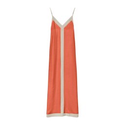 VERO MODA Rochie Vmdenise Singlet Ankle Btq 10329793 16-1440 TCX langoustino