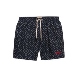 SUPERDRY Costum de baie M3010262A kkn sashiko eclipse navy