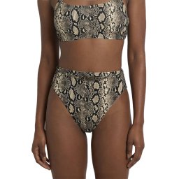 MICHAEL KORS Bikini Bottom High Waist MM05925 004 black mlt