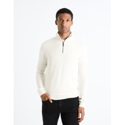 Celio Celim Sweater with Zipper Collar - Men's