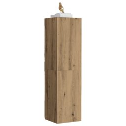 Dulap TV, stejar artizanal, 30,5x30x110 cm, lemn prelucrat GartenMobel Dekor
