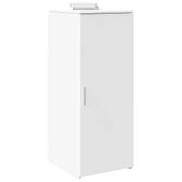 Dulap de depozitare alb 40x45x103,5 cm din lemn prelucrat GartenMobel Dekor