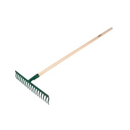 Grebla dreapta universala, 18 dinti, cap nituit, maner din lemn VERTO 15G058 HardWork ToolsRange