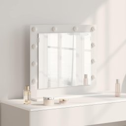 Oglinda de toaleta Dreptunghiular Alb 60 x 55 x 18 cm GartenMobel Dekor