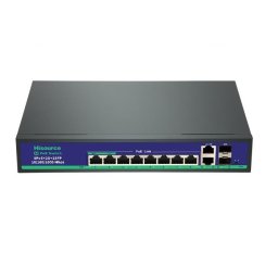 Switch PoE Gigabit BestNPS cu 8 porturi PoE, 2 uplink, 2 SFP, 120W