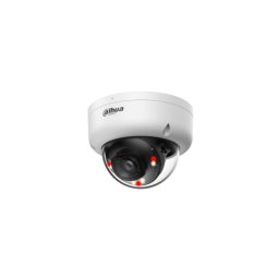 Camera IP dome Dahua 6MP cu PoE, microfon si Smart Dual Light 30m