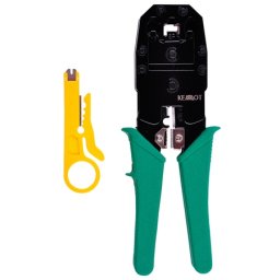 Cleste de sertizare universal Kemot pentru mufe RJ45, RJ12 si RJ11