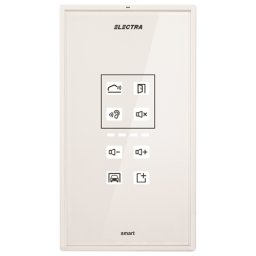 Terminal audio Electra Smart G3 alb, touch, 4 fire, hands-free