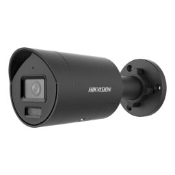 Camera IP Hikvision 4MP ColorVu 3.0, 2.8mm, IR/WL 40m, 2 microfoane, neagra
