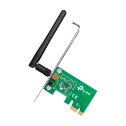 Placa de retea Wi-Fi 4 TP-Link TL-WN781ND, 150 Mbps, PCI Express, 2.4 GHz
