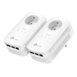 Kit Powerline TP-Link TL-PA8030P AV1300 cu 3 porturi Gigabit si priza integrata