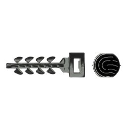 Diblu fixare colier 6x30 CELO InsertFIX, cap mic, negru, 250 buc