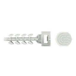Diblu pentru fixare colier 6x30 mm, cap mic, gri, InsertFIX CELO 250 buc