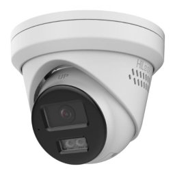 Camera IP HiLook 4MP cu alarma, iluminare duala, microSD si PoE