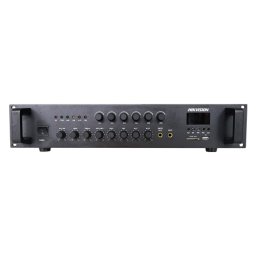 Amplificator audio analog 120W, 6 zone, Bluetooth, USB - Hikvision DS-QAE0A120G1-VB6