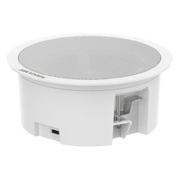 Difuzor IP de tavan Hikvision DS-QAZ1203G1-BE, 3W, PoE, alarma