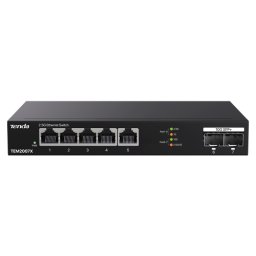 Switch Tenda TEM2007X cu 5 porturi RJ45 2.5G si 2 sloturi SFP+ 10G