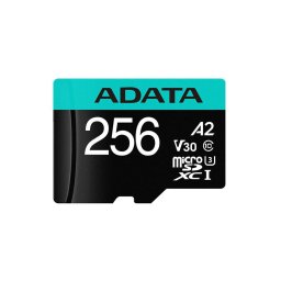 Card de memorie microSDXC ADATA Premier Pro 256GB UHS-I U3 V30 cu adaptor