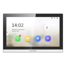 Monitor videointerfon Hikvision Wi‑Fi TCP/IP cu ecran tactil 7 inch DS-KH6350-WTE1