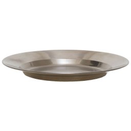 Farfurie din inox pentru camping MFH, 25 x 2,5 cm, 220 g