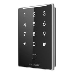 Cititor de proximitate MIFARE Hikvision DS-K1109DKB cu tastatura, RS485 si Wiegand