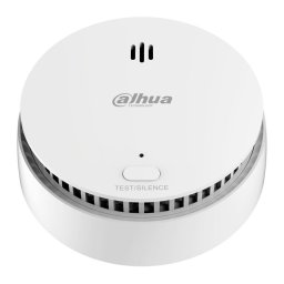 Detector de fum wireless Dahua 868 MHz, alarma 85 dB, autonomie 3 ani