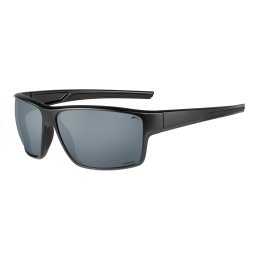 Ochelari de soare polarizati unisex Relax Rema R5414D, negri, cu husa