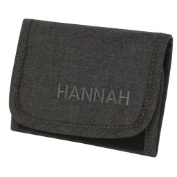 Portofel unisex Hannah Nipper URB antracit, compact si usor, 12 x 9 cm