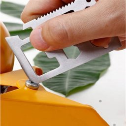 Card multitool pentru camping si supravietuire, 11 functii, cu husa MFH
