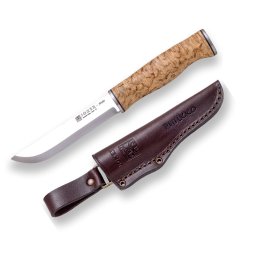 Cutit Joker Sami bushcraft cu maner din mesteacan si lama inox 12,3 cm